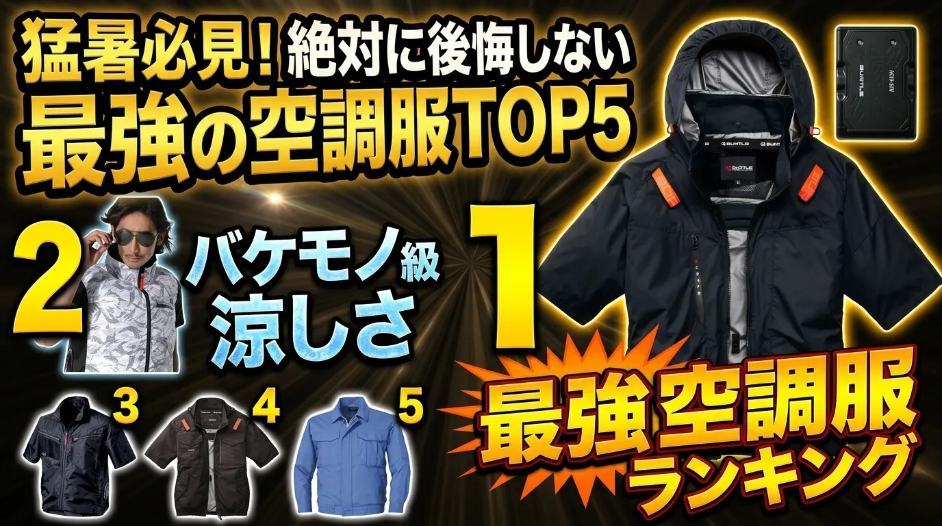 【2026年最新】プロが選ぶ最強の 空調服 おすすめTOP5！失敗しない選び方